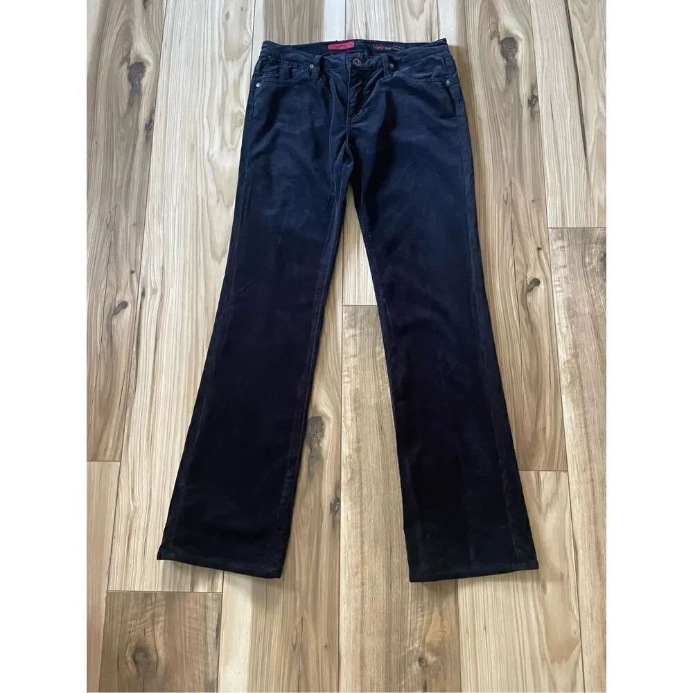 Anthropologie Ag Adriano Goldschmied  Velvet Black Women’s   Jeans  Size 29R